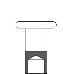 Flat Shape Semi-Tubular / Partly Tubular Rivets