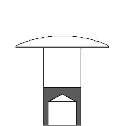 Mushroom Shape Semi-Tubular / Partly Tubular Rivets