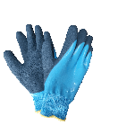 PROFLEX ALLGRIP 13g orange nylon shell, Latex micro foam, sandy palm coat glove