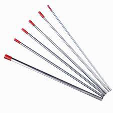 TUNGSTEN ELECTRODE 2% THORIATED 1.6mm x 150mm RED TIP