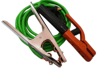 Green welding cable kit (175amps) with cable lugs